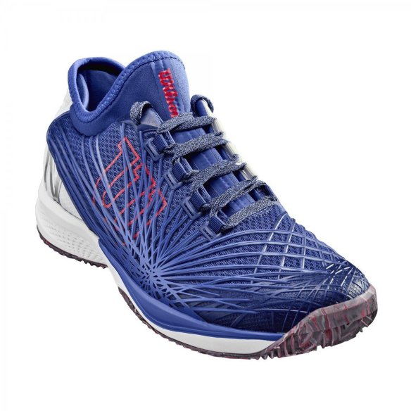 WRS324420E070 Кросівки Wilson чоловік. KAOS 2.0 SFT CC BL/WH/PK SS18 синій/білий/рожевий 7.0 фото від «TennisPortal» Київ Україн