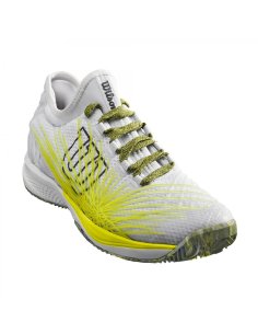 WRS324410E100 Кросівки Wilson чоловік. KAOS 2.0 SFT CC WH/YEL SS18 білий/жовтий 10.0 фото від «TennisPortal» Київ Україна