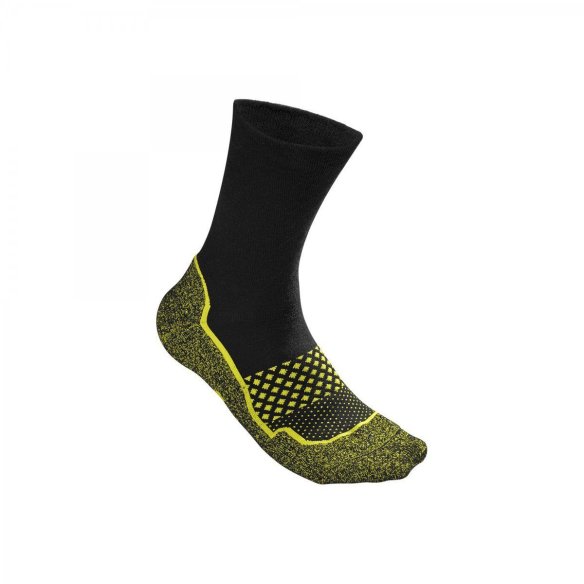 WRA514705 Шкарпетки W m AMPLIFEEL SOCK (1 Pair) BK/YEL SS18 чорний фото від «TennisPortal» Київ Україна