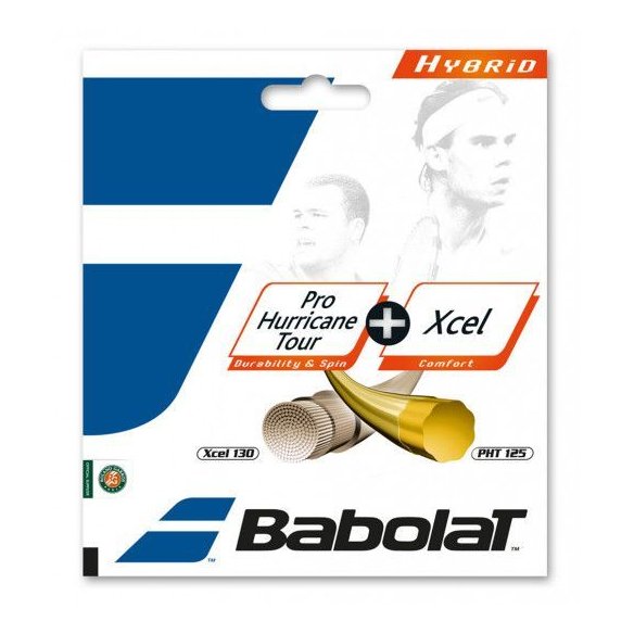 281032/100 Тенісні струни для ракетки Babolat HYBRID PHT 125 + XCEL 130 (Комплект,12 метрів) 281032/100 фото від «TennisPortal» 