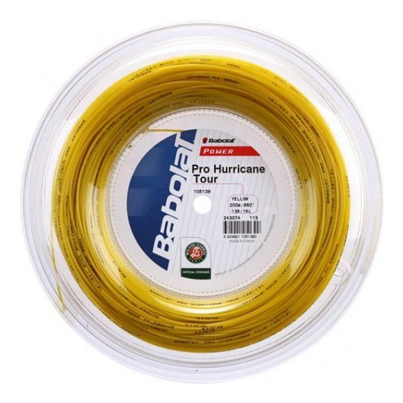 243102/113 Тенісні струни для ракетки Babolat PRO HURRICANE TOUR 200M (Бобіна, 200 метрів) 243102/113 фото від «TennisPortal» Ки