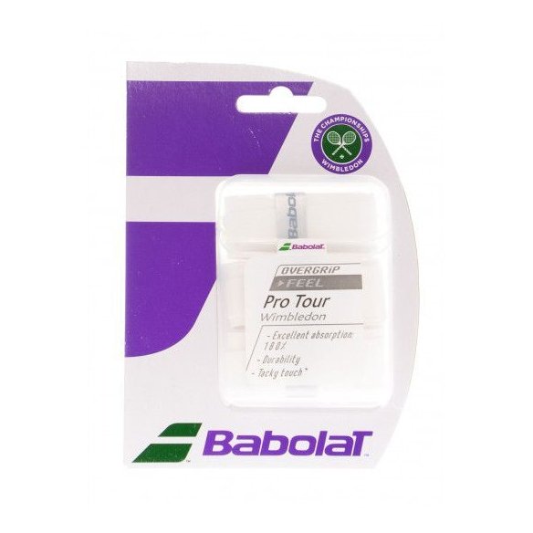 653032/101 Намотка на ракетку Babolat PRO TOUR WIMBLEDON X3 (Упаковка, 3 штуки) 653032/101 фото від «TennisPortal» Київ Україна