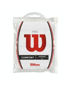 WRZ4016WH Обмотка Pro Overgrip Tennis Grip 12 Pack White фото від «TennisPortal» Київ Україна